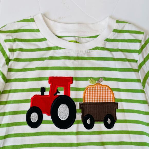 NWT Be Mine Size 5 Pumpkin Applique Shirt - Picture 2 of 4